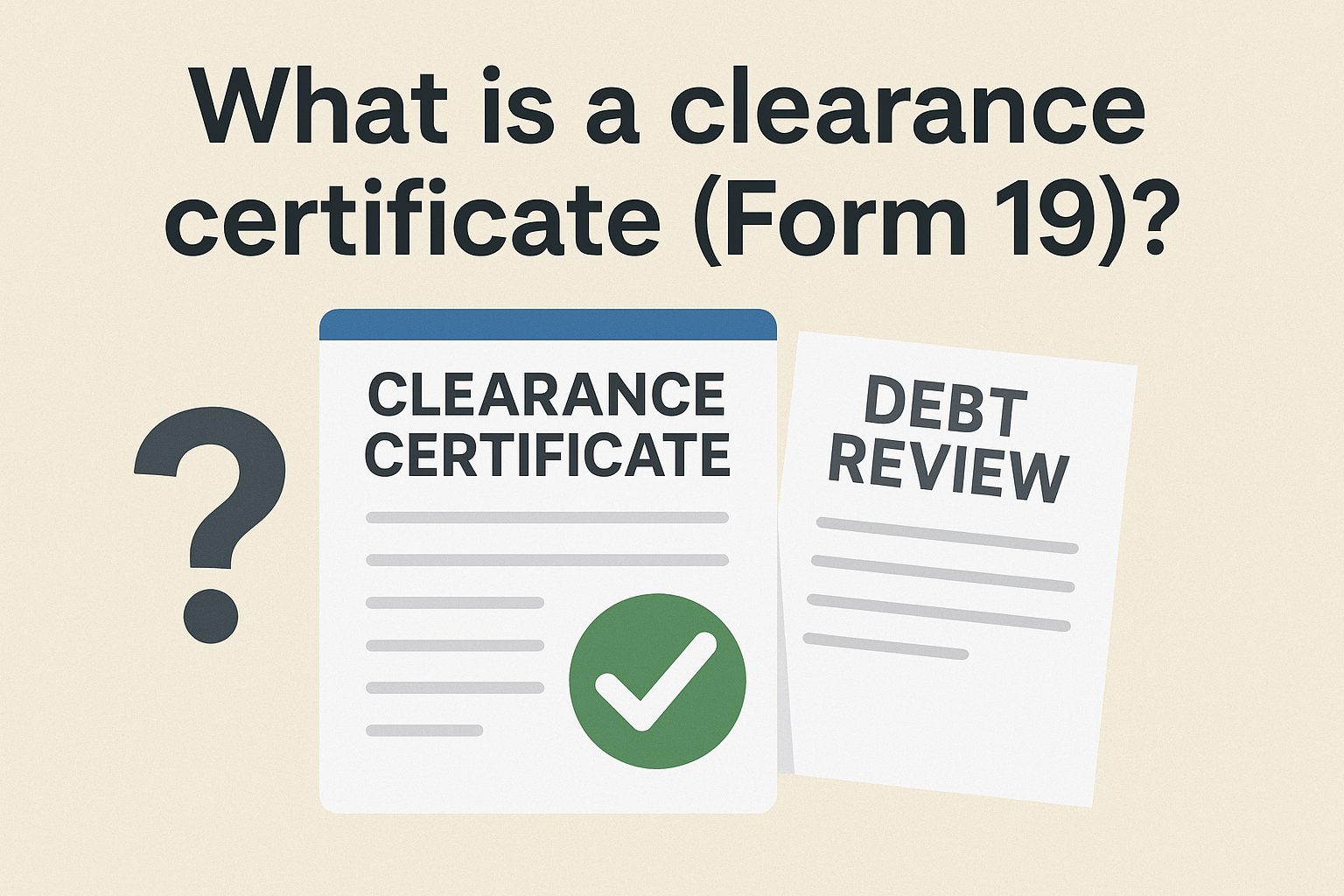 What Is a Clearance Certificate (Form 19)